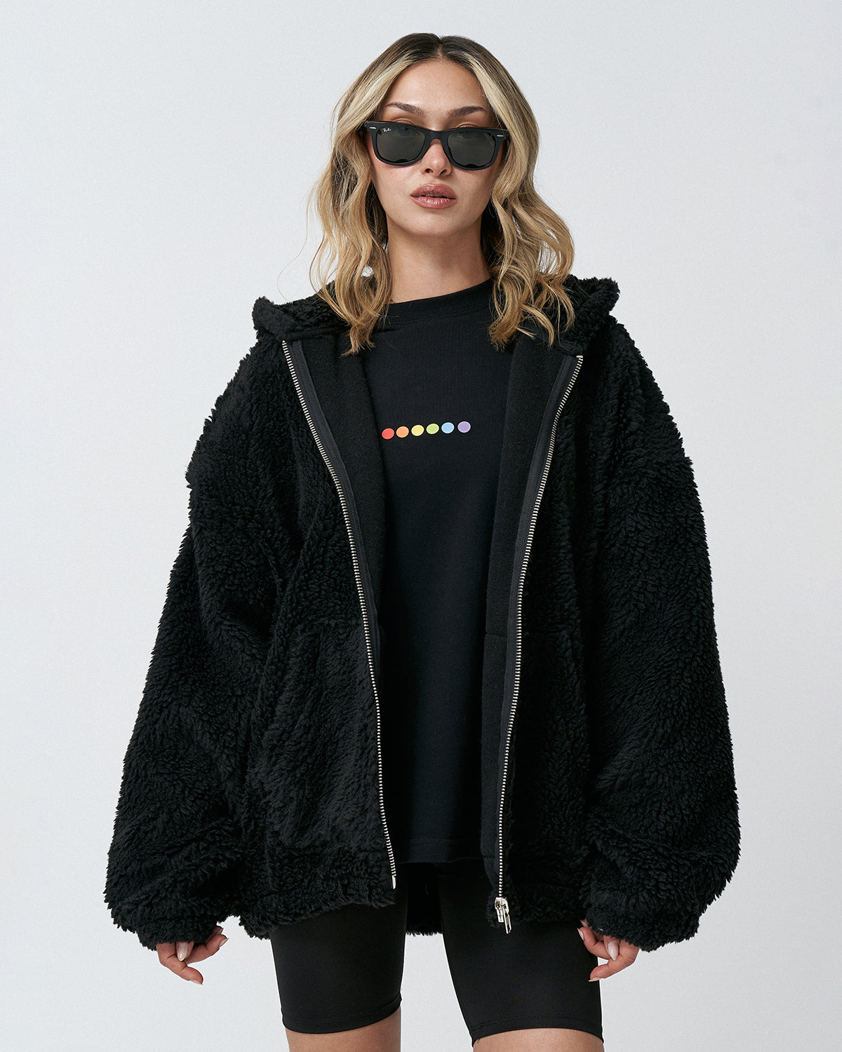 AP-11 Oversize Be Yourself Zipper Hoodie
