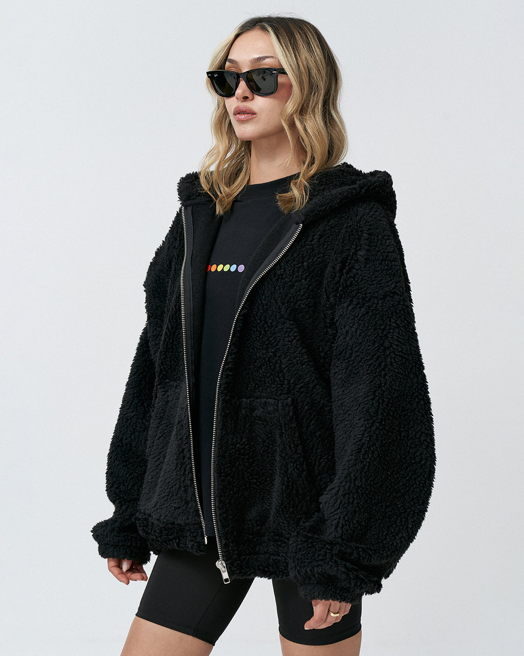 AP-11 Oversize Be Yourself Zipper Hoodie