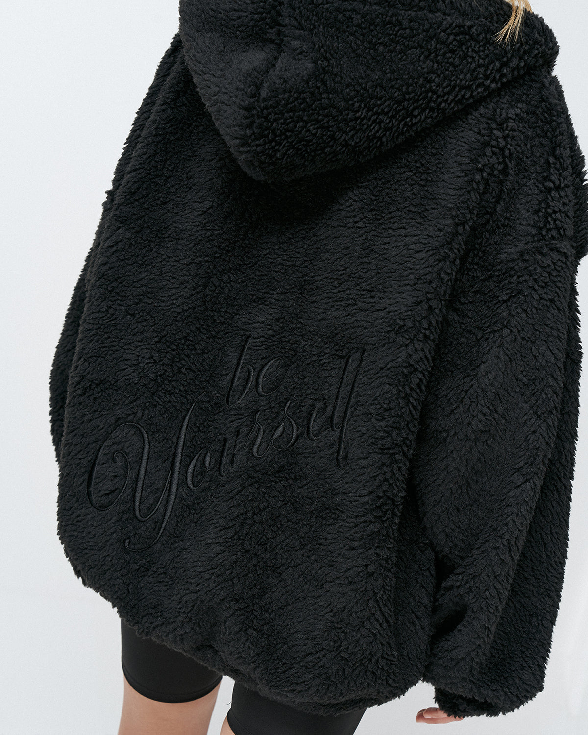 AP-11 Oversize Be Yourself Zipper Hoodie