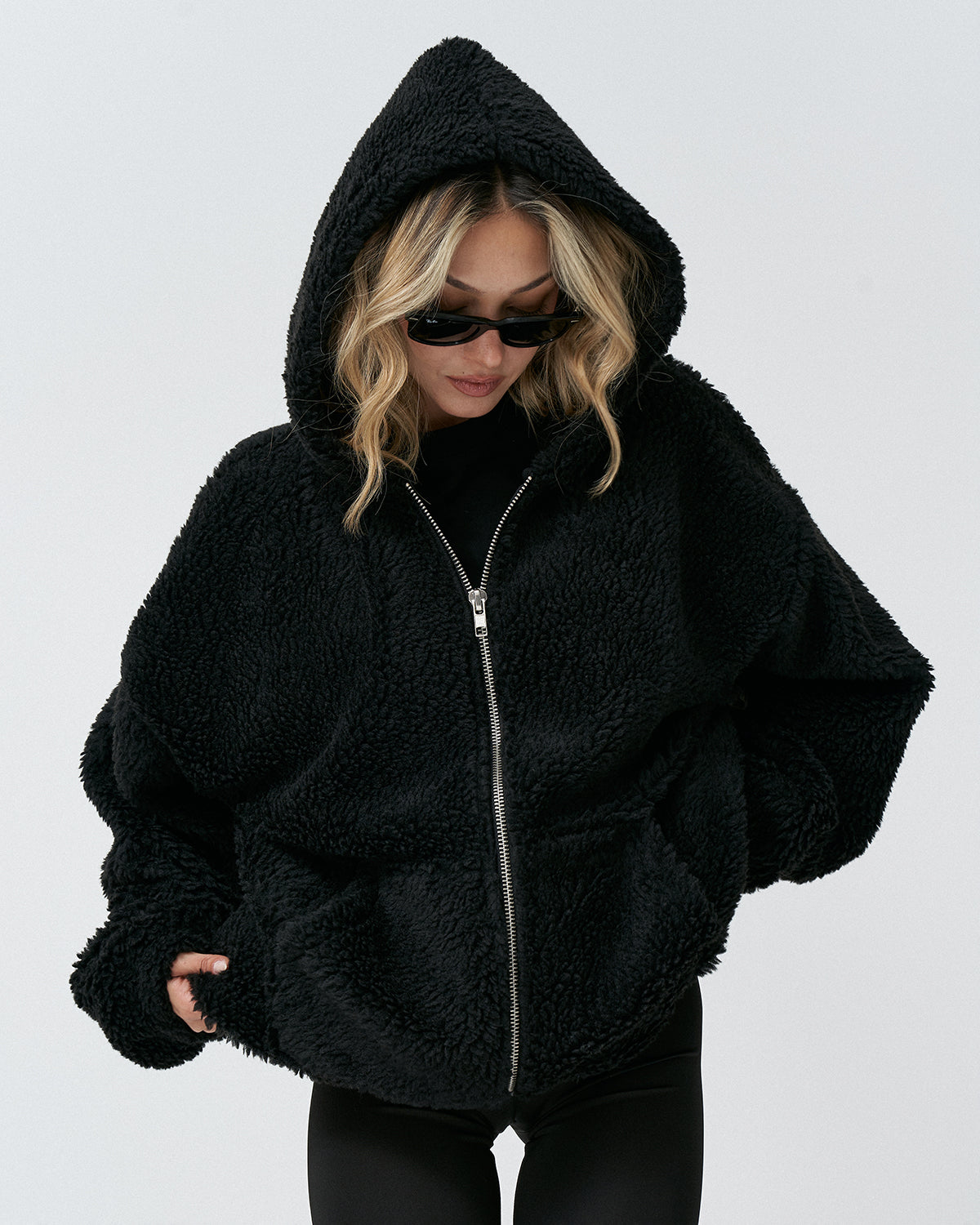 AP-11 Oversize Be Yourself Zipper Hoodie