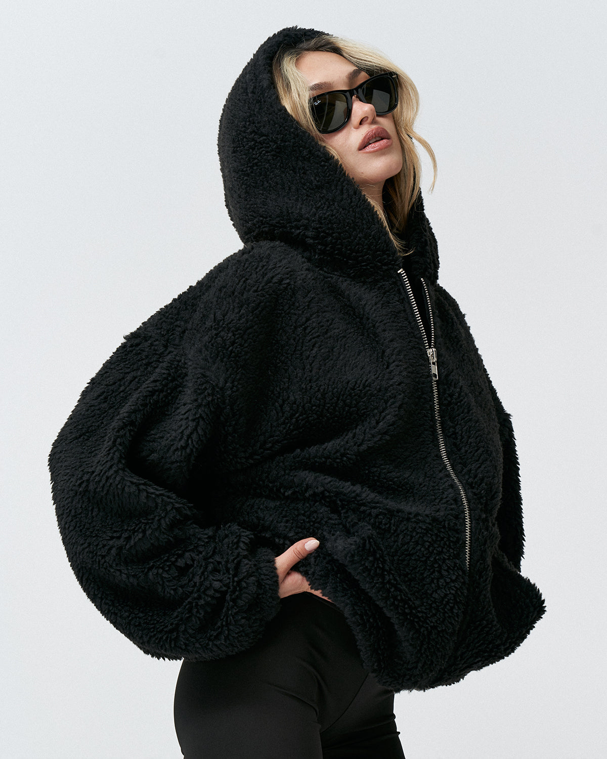 AP-11 Oversize Be Yourself Zipper Hoodie