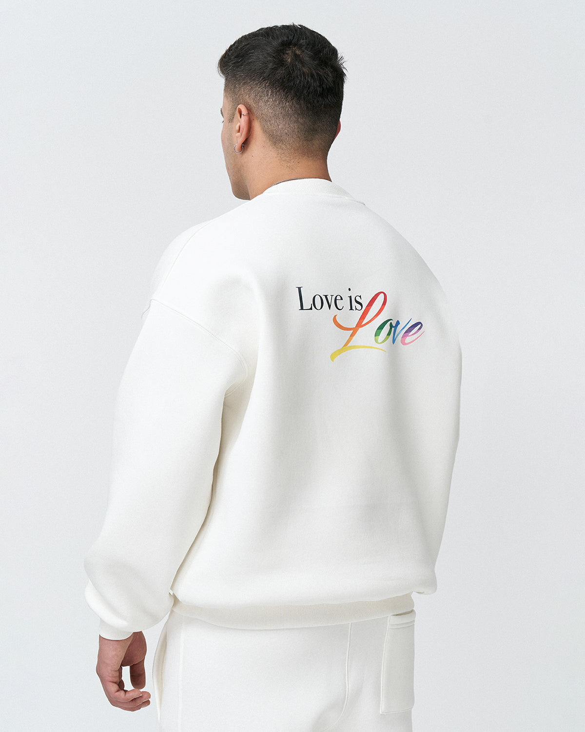 AP-07  Oversize Love is Love Sweatshirt