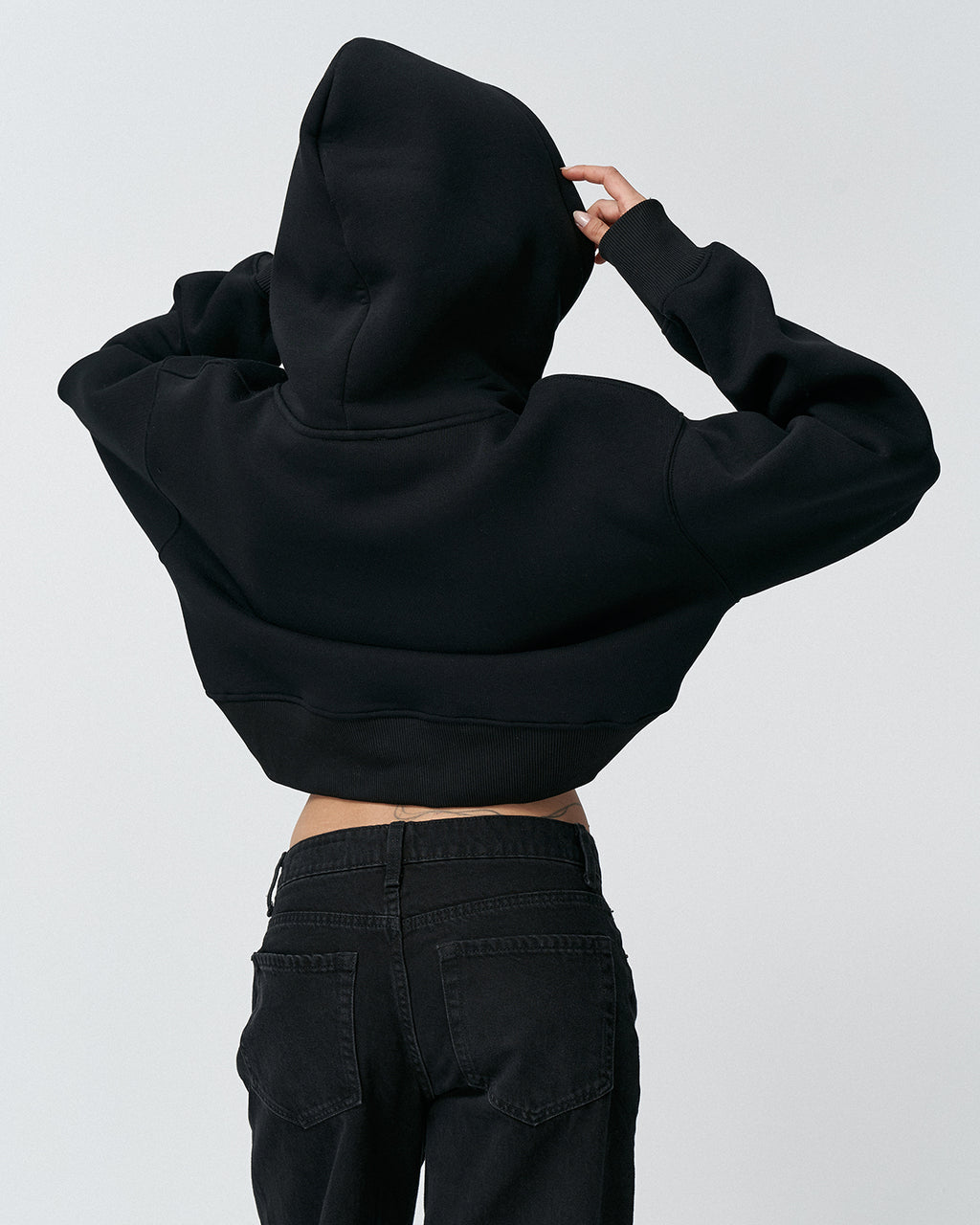 AP-01 Crop Hoodie Heart