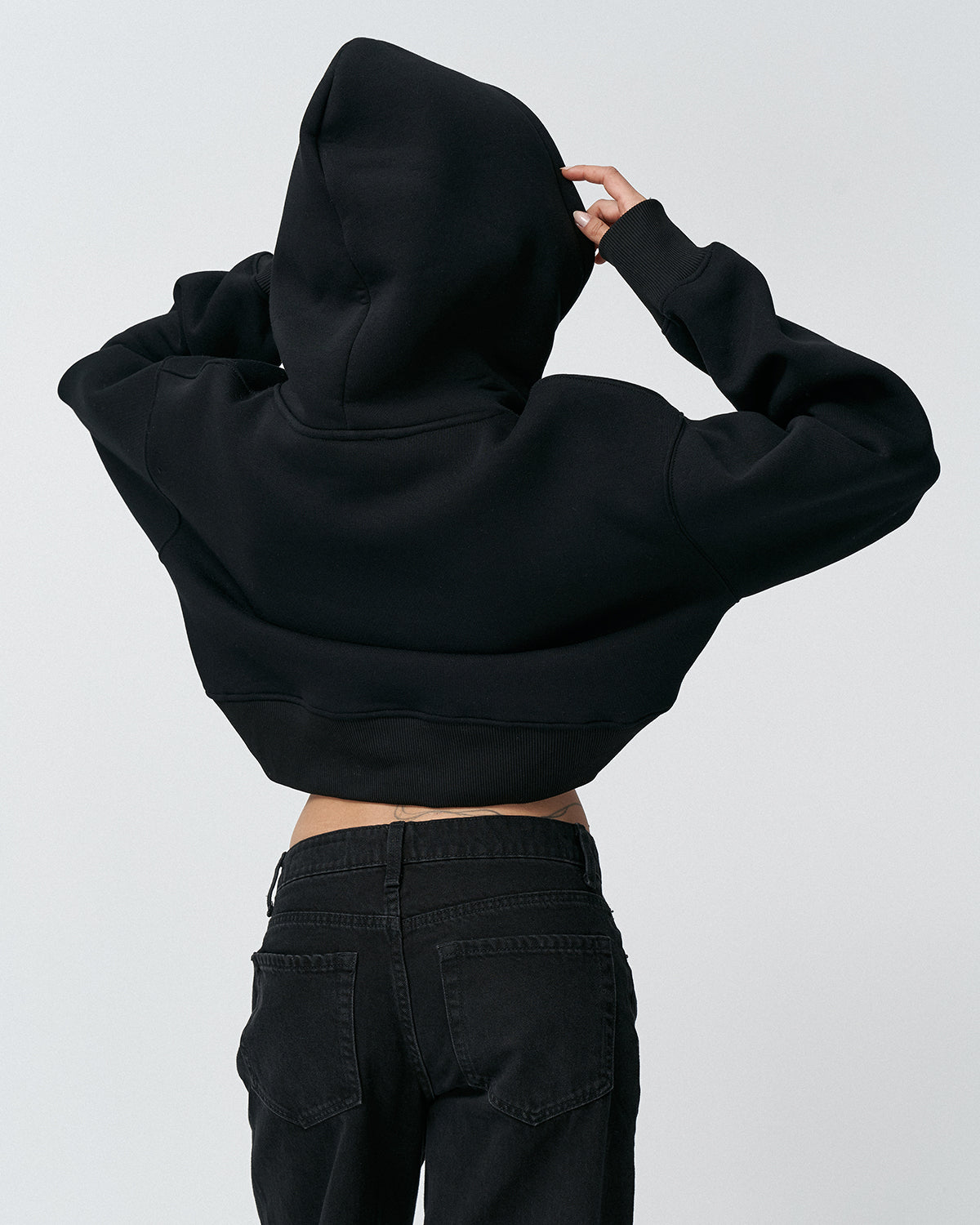AP-01 Crop Hoodie Heart