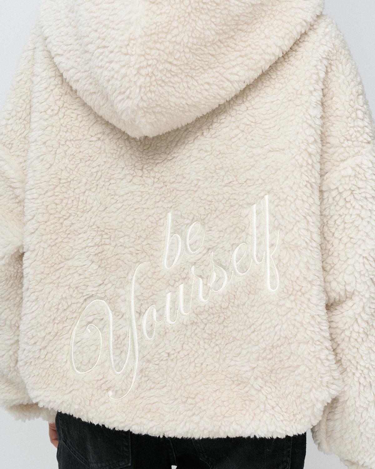 AP-11 Oversize Be Yourself Zipper Hoodie