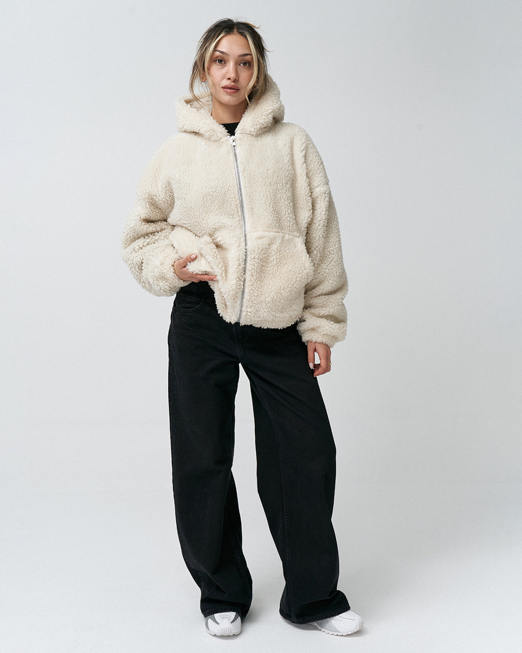 AP-11 Oversize Be Yourself Zipper Hoodie