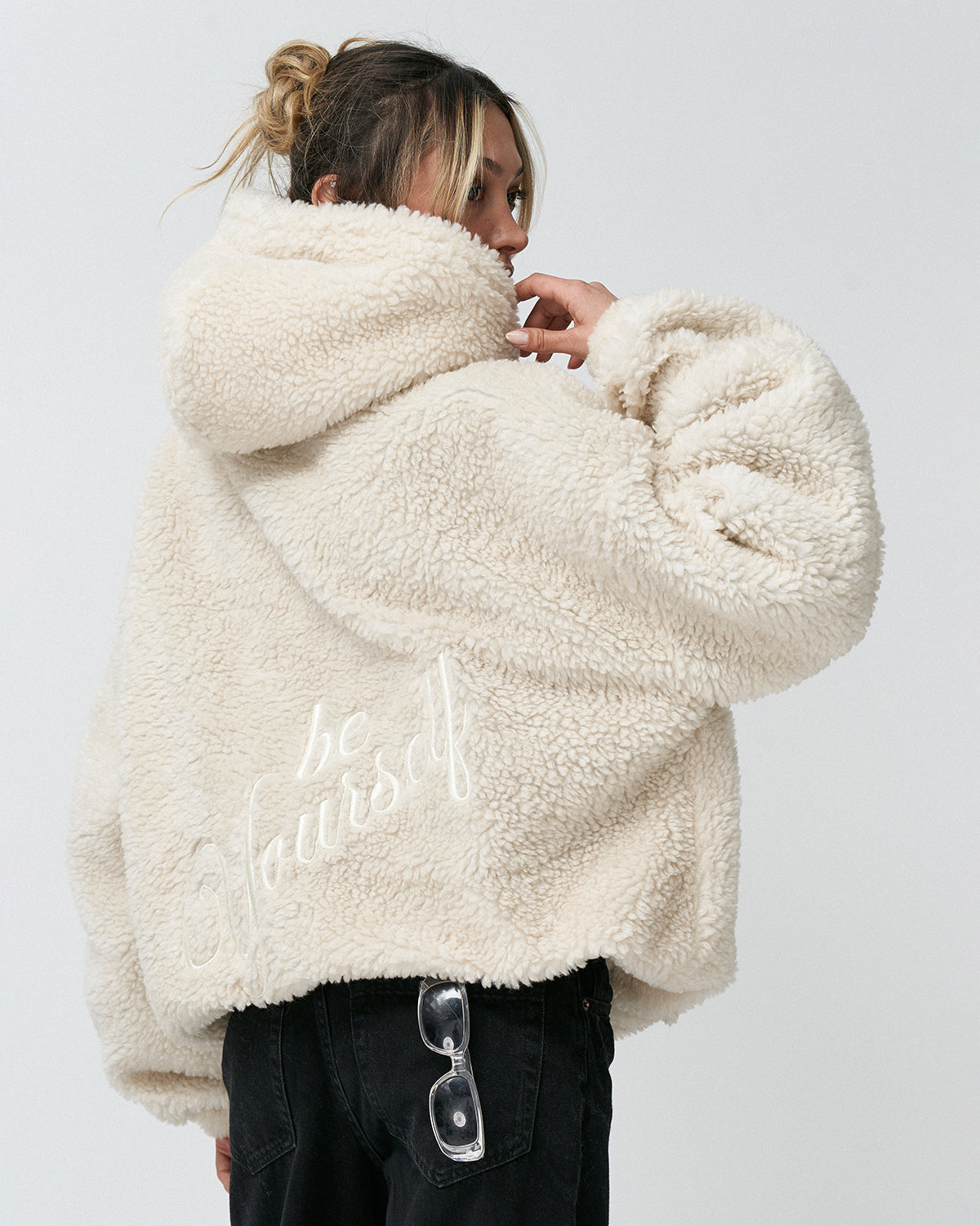 AP-11 Oversize Be Yourself Zipper Hoodie