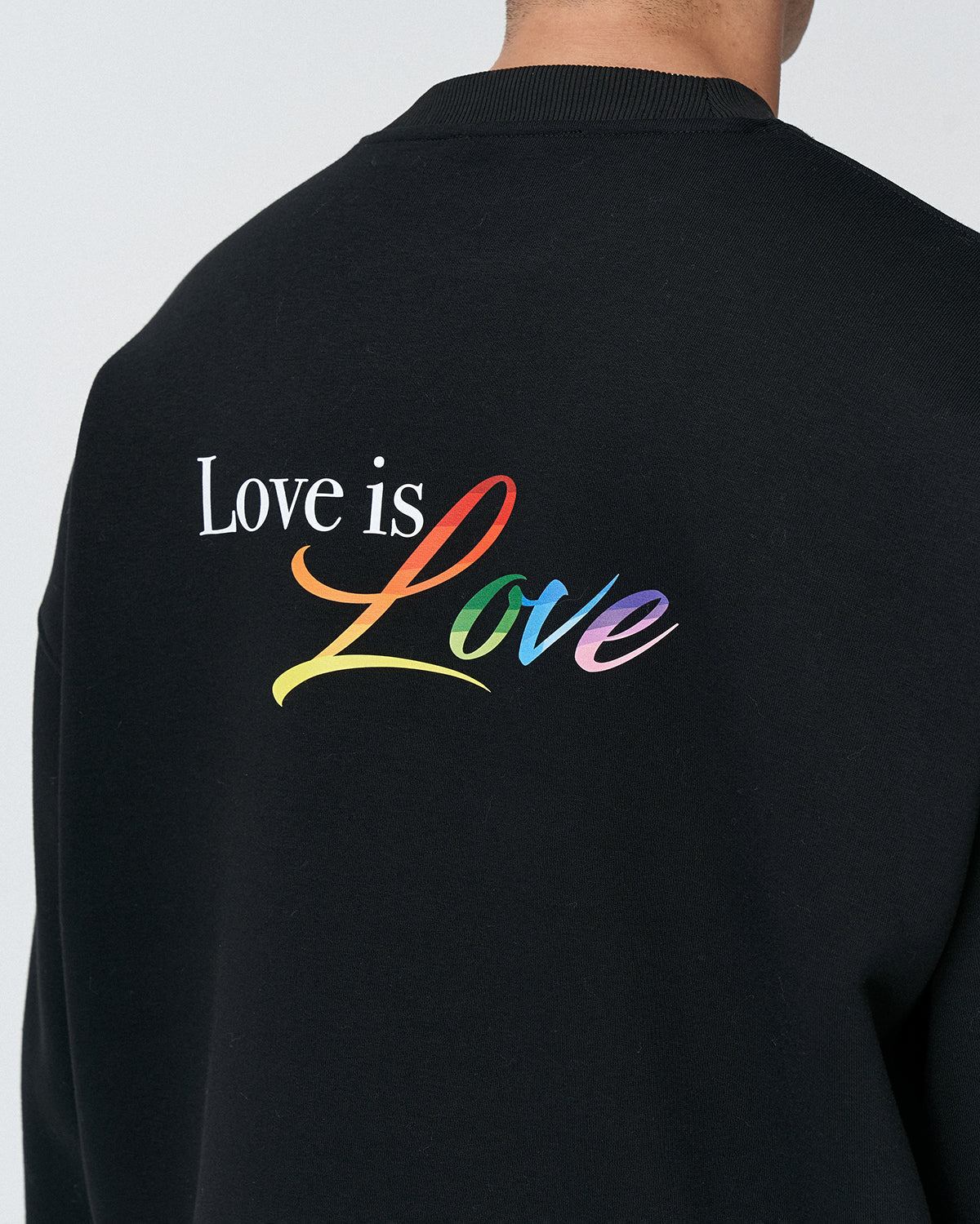 AP-07  Oversize Love is Love Sweatshirt