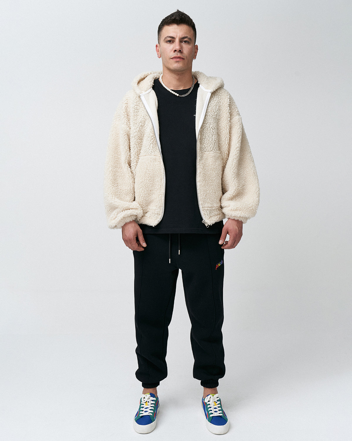 AP-11 Oversize Be Yourself Zipper Hoodie