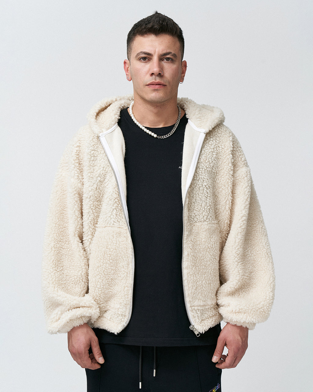AP-11 Oversize Be Yourself Zipper Hoodie