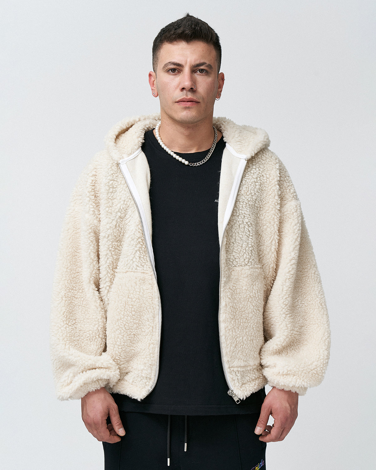 AP-11 Oversize Be Yourself Zipper Hoodie