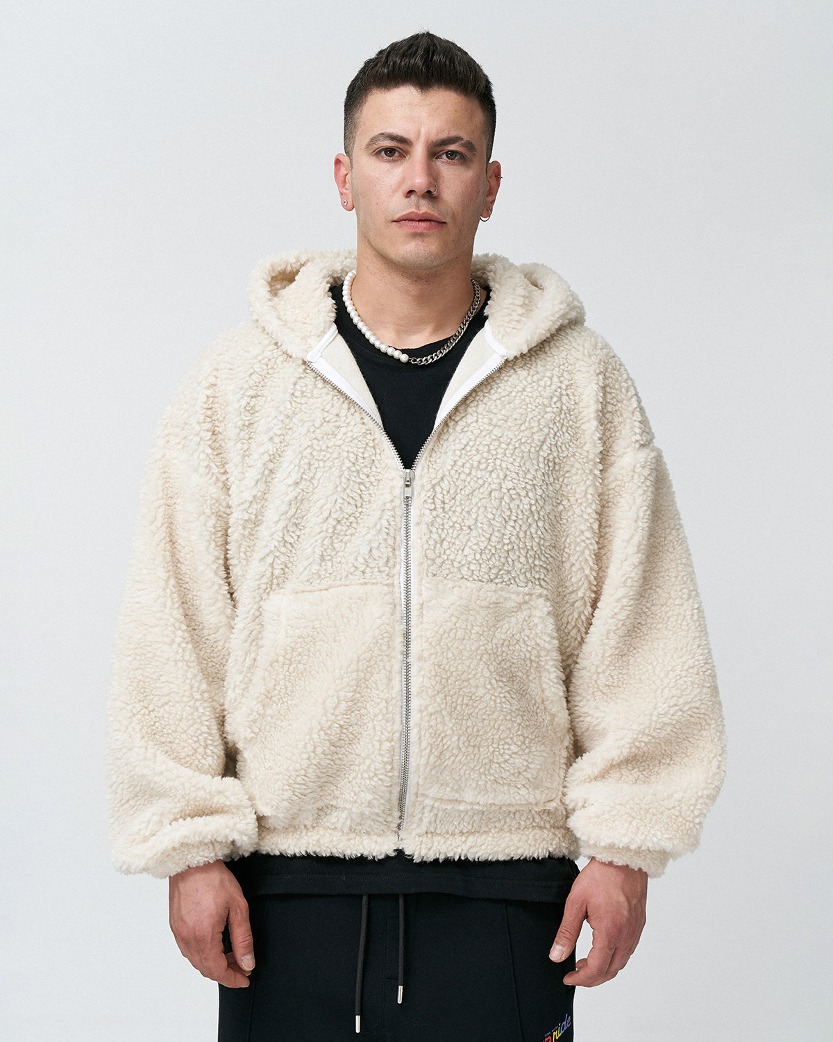 AP-11 Oversize Be Yourself Zipper Hoodie