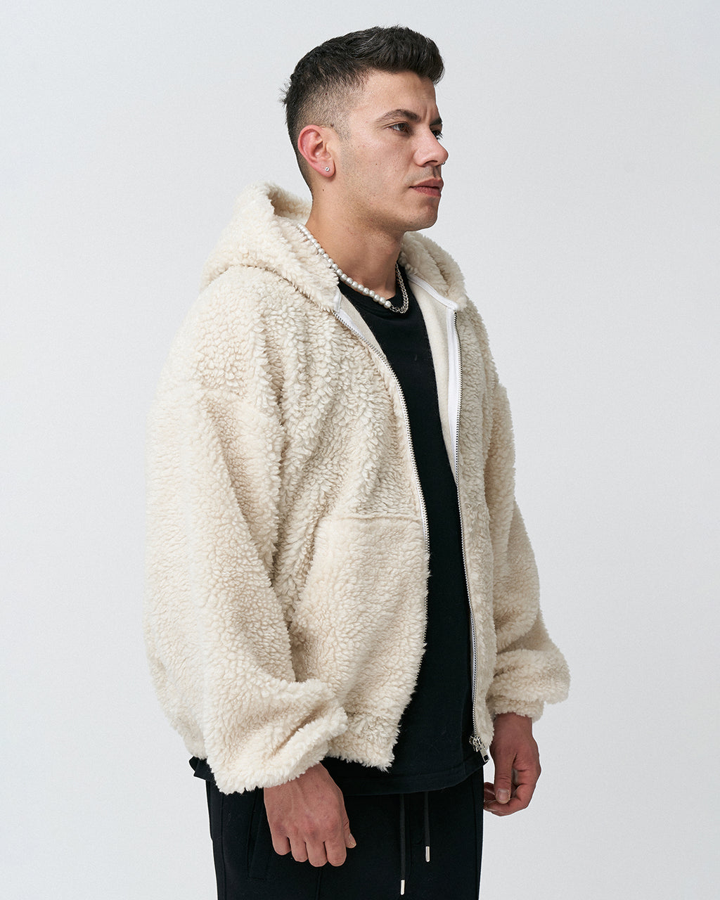 AP-11 Oversize Be Yourself Zipper Hoodie