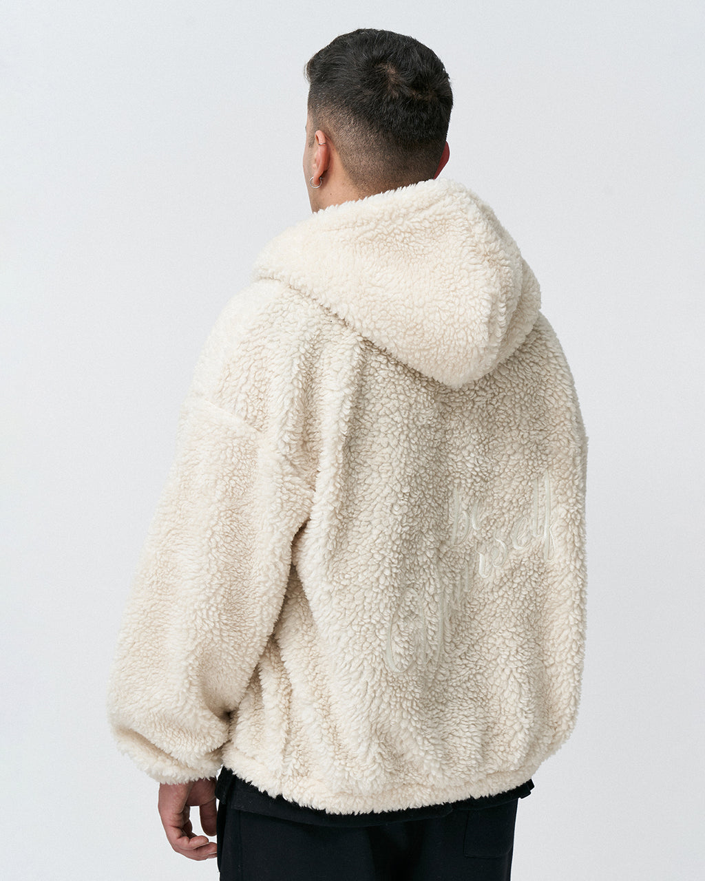 AP-11 Oversize Be Yourself Zipper Hoodie