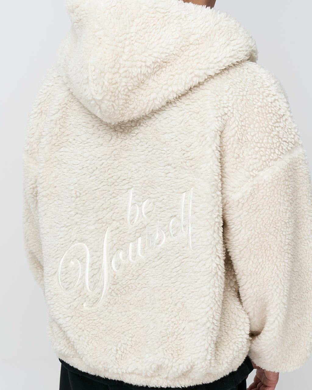 AP-11 Oversize Be Yourself Zipper Hoodie