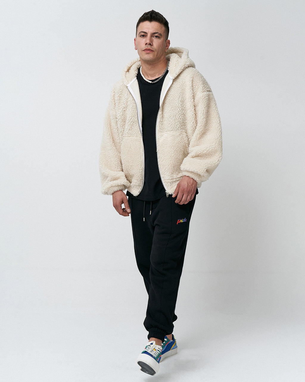 AP-11 Oversize Be Yourself Zipper Hoodie