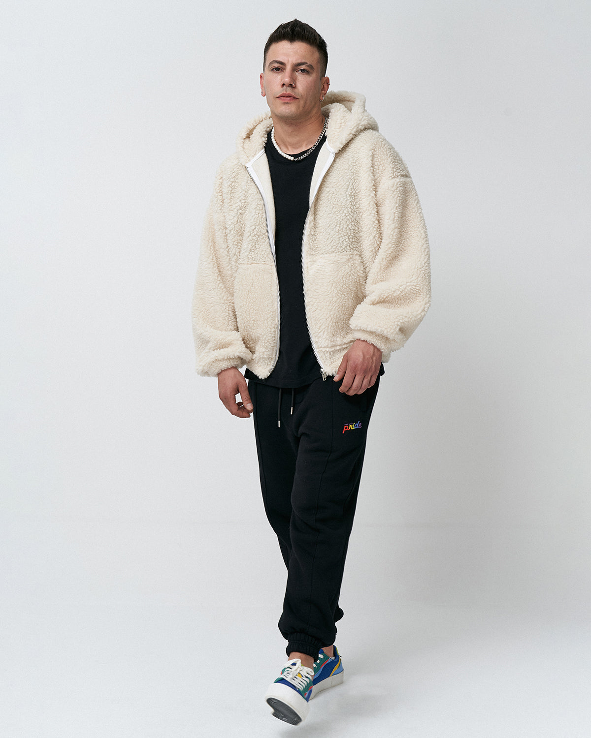 AP-11 Oversize Be Yourself Zipper Hoodie