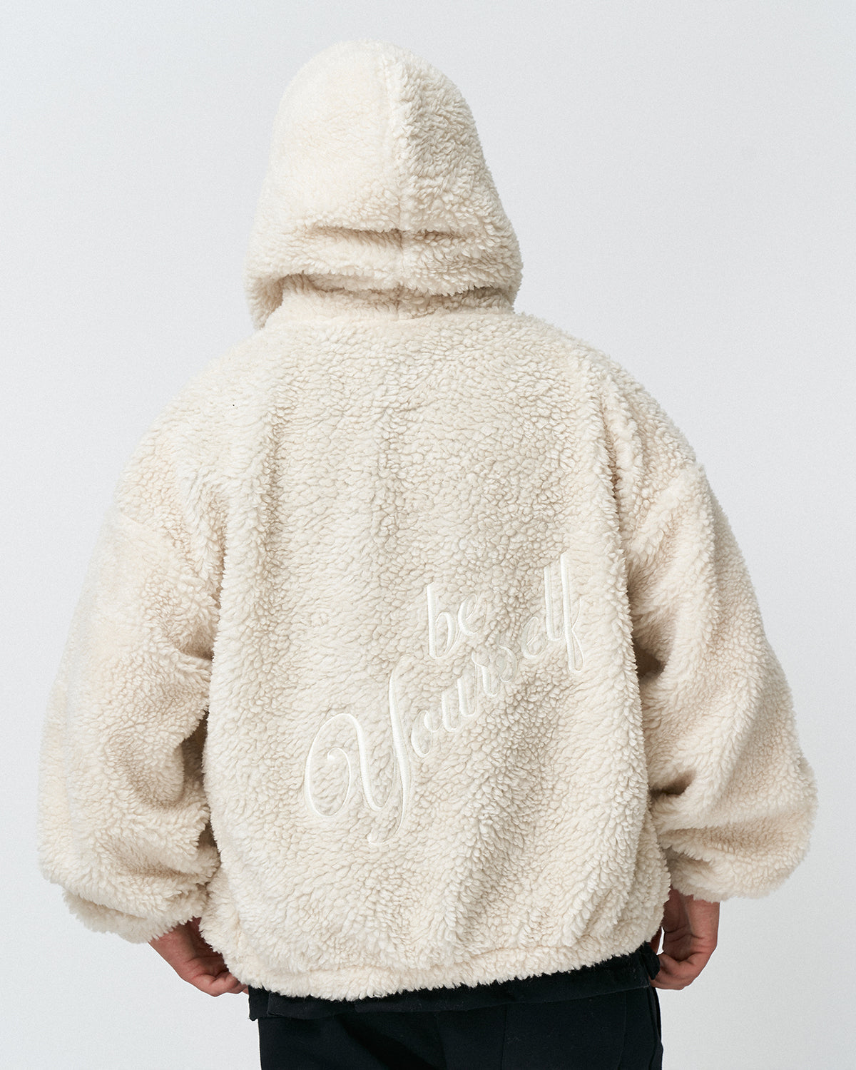 AP-11 Oversize Be Yourself Zipper Hoodie