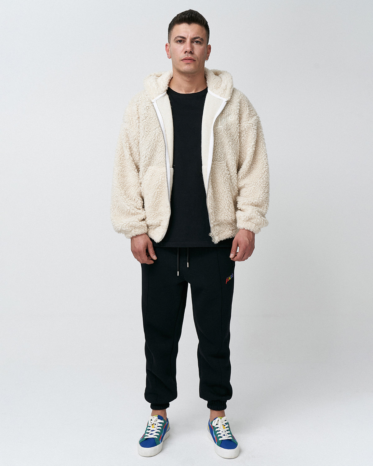 AP-10 Oversize Love is Love Zipper Hoodie