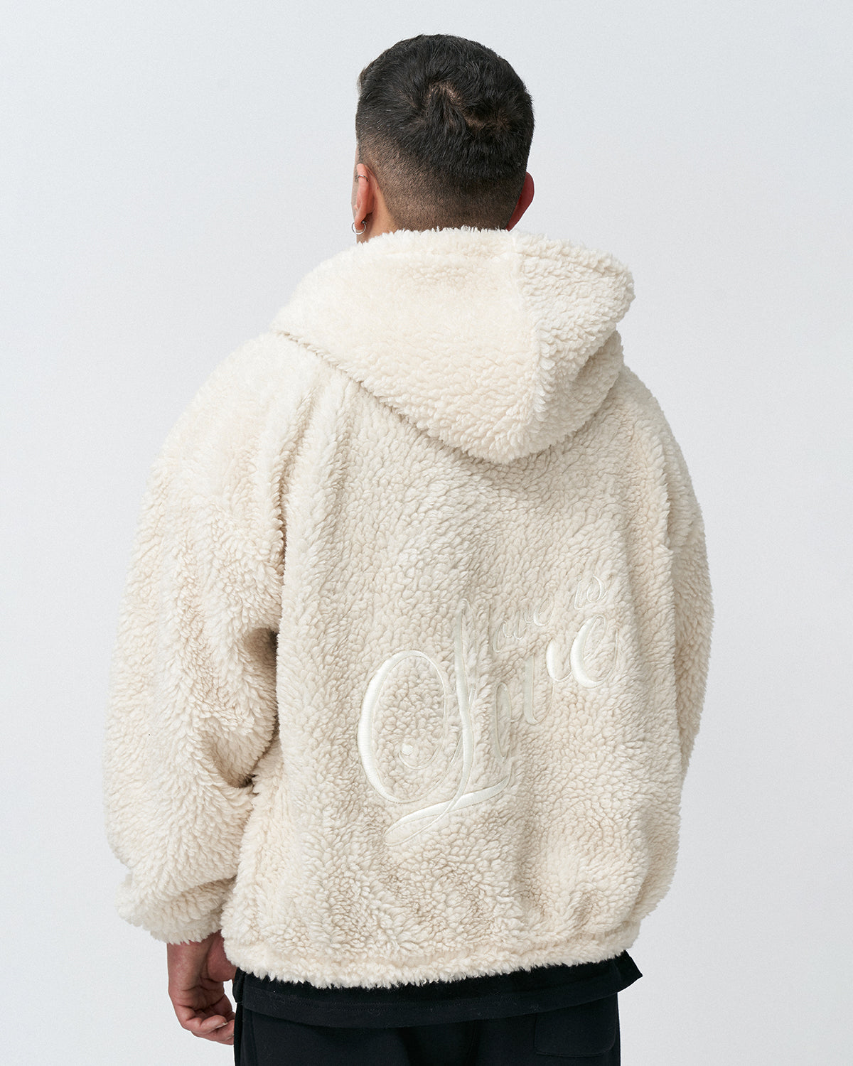 AP-10 Oversize Love is Love Zipper Hoodie