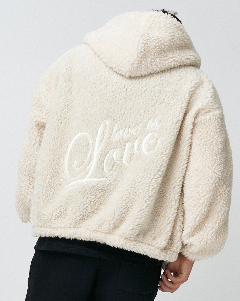 AP-10 Oversize Love is Love Zipper Hoodie