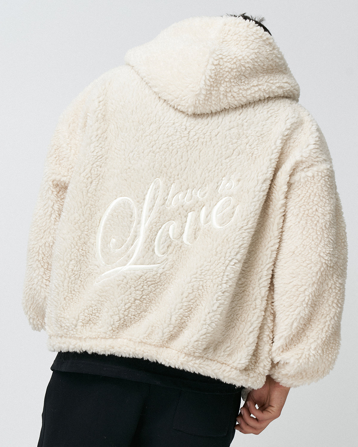 AP-10 Oversize Love is Love Zipper Hoodie
