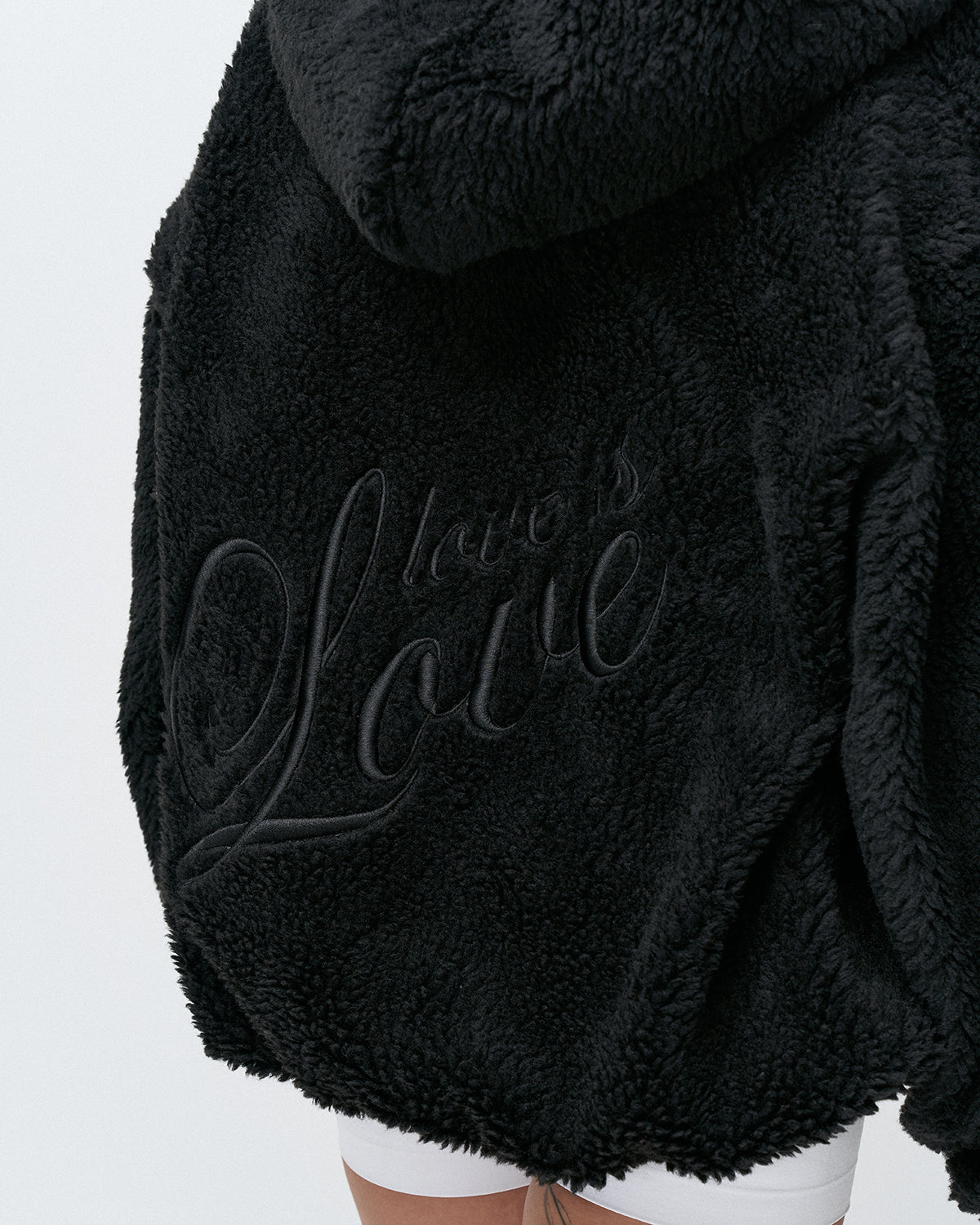 AP-10 Oversize Love is Love Zipper Hoodie