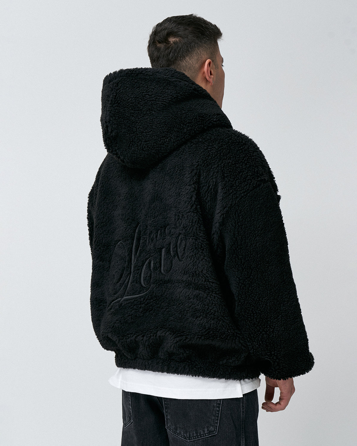 AP-10 Oversize Love is Love Zipper Hoodie