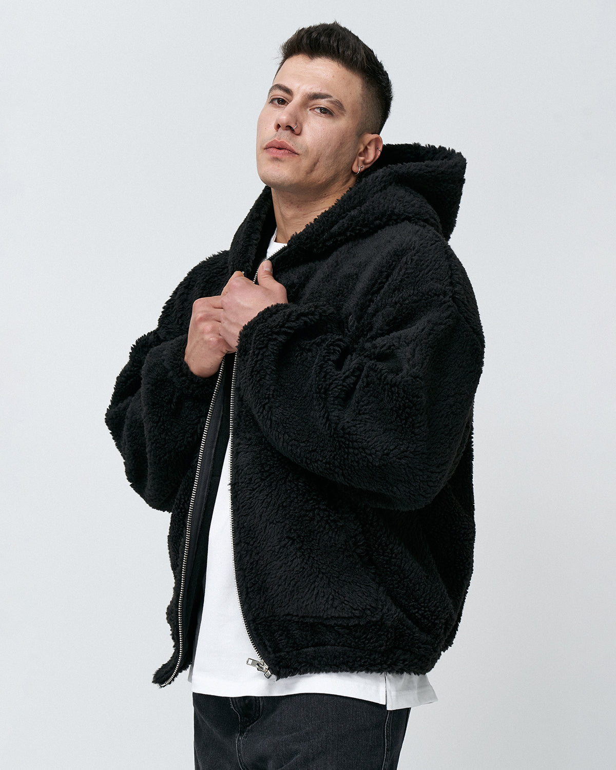 AP-10 Oversize Love is Love Zipper Hoodie