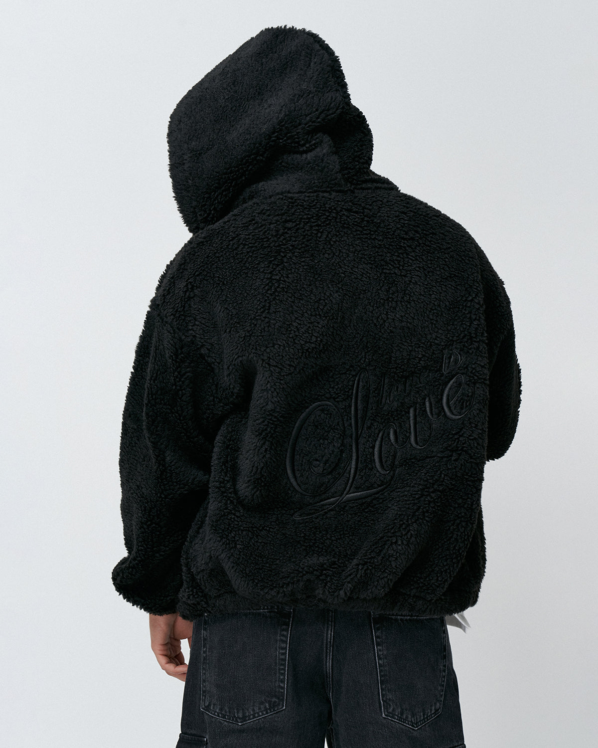 AP-10 Oversize Love is Love Zipper Hoodie