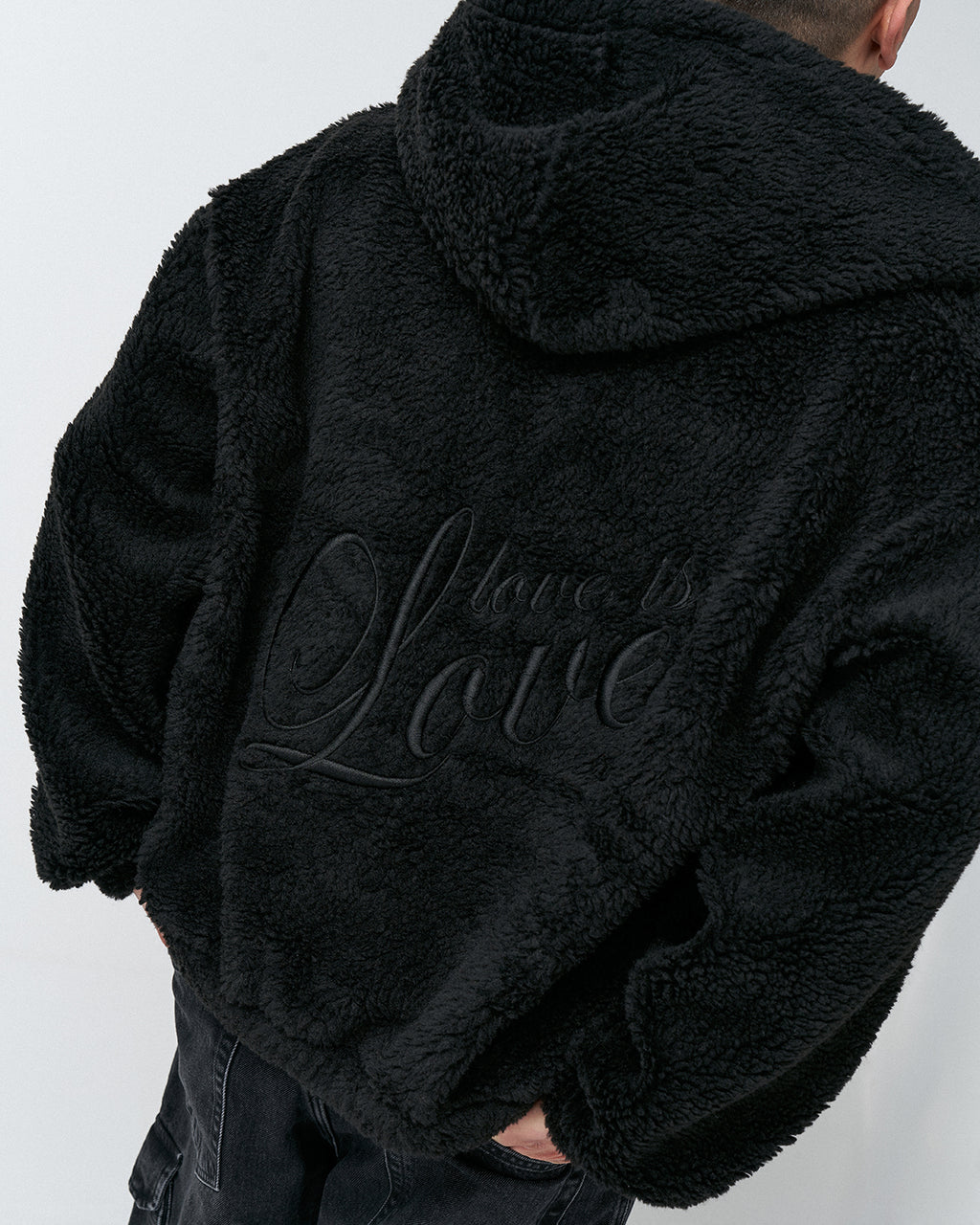 AP-10 Oversize Love is Love Zipper Hoodie