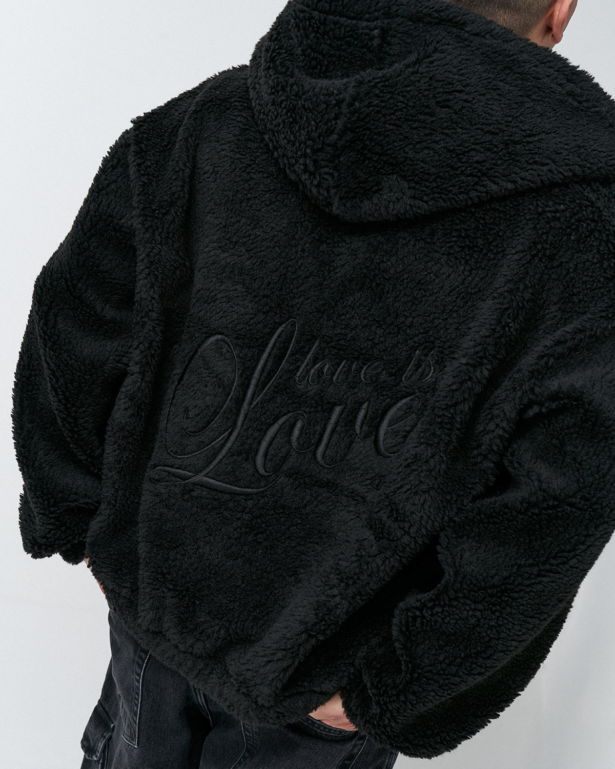 AP-10 Oversize Love is Love Zipper Hoodie